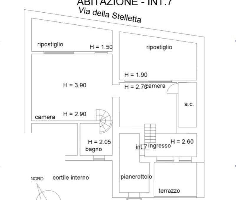 Attico in vendita via della Stelletta, Roma